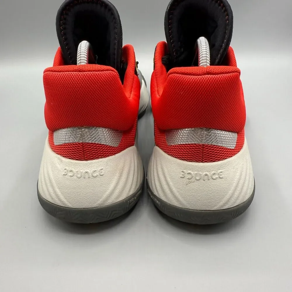 Adidas DON Issue1 Sneakers Gray Red Basketball Shoes Mens Size 9